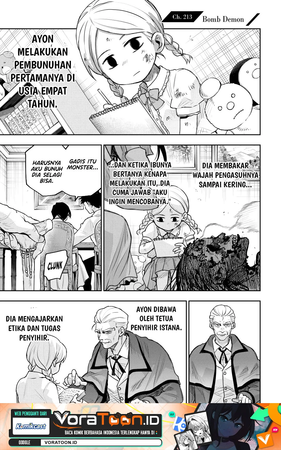 A Court Magician, Who Was Focused On Supportive Magic Because His Allies Were Too Weak, Aims To Become The Strongest After Being Banished bab 213 halaman 3